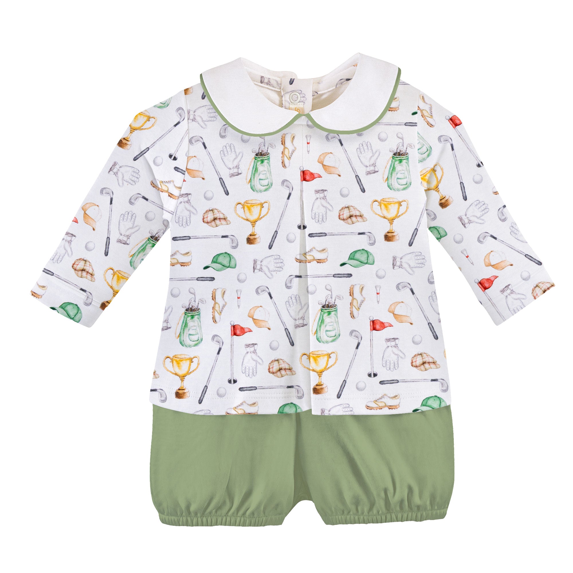 Little Champions Printed Pima Diaper Set