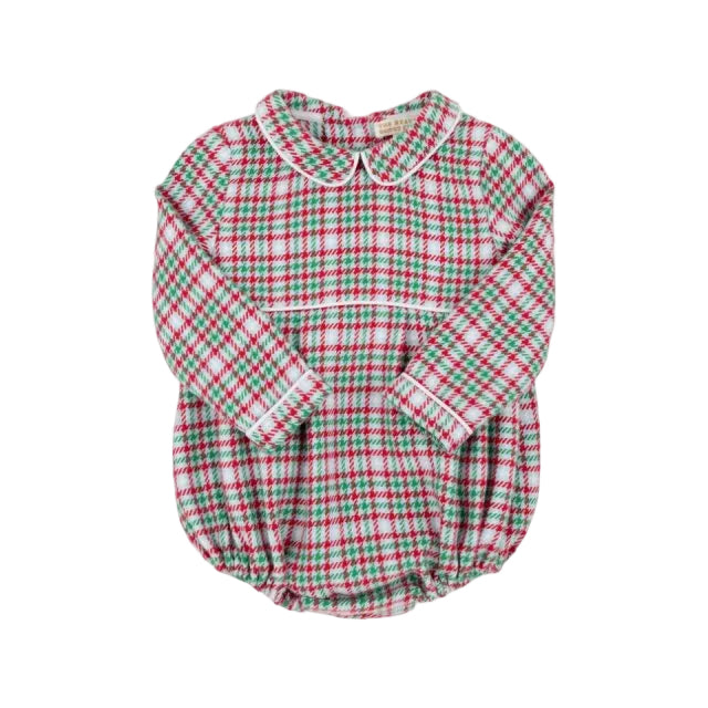 Long Sleeve Bradford Bubble Wicker Park Plaid/Worth Ave White