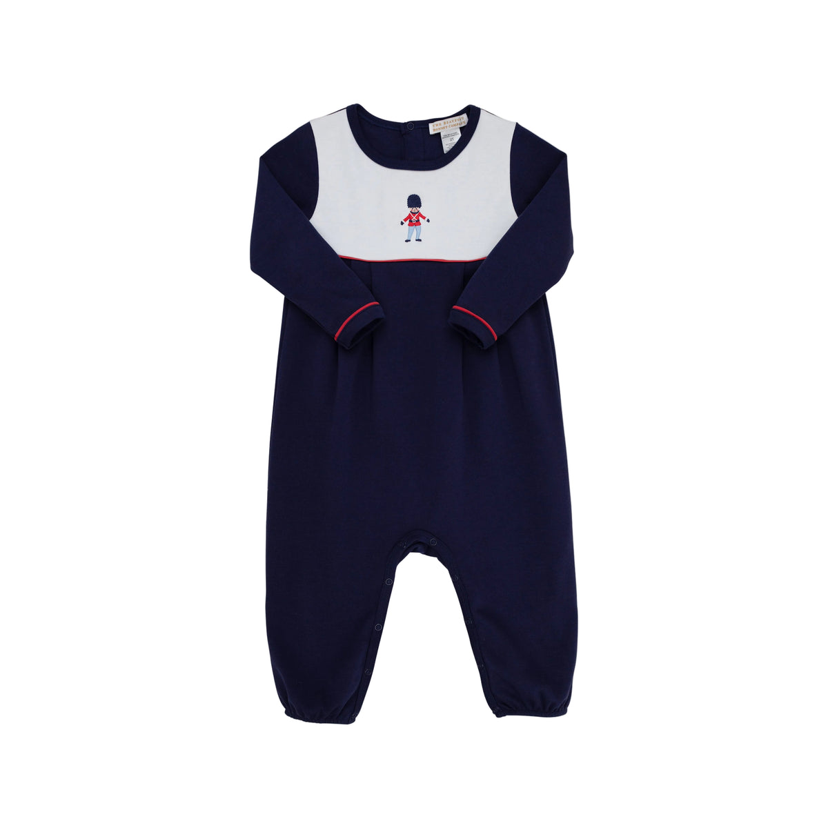 Long Sleeve Bradford Romper Nantucket Navy/Worth Ave White/Richmond Red/Soldier