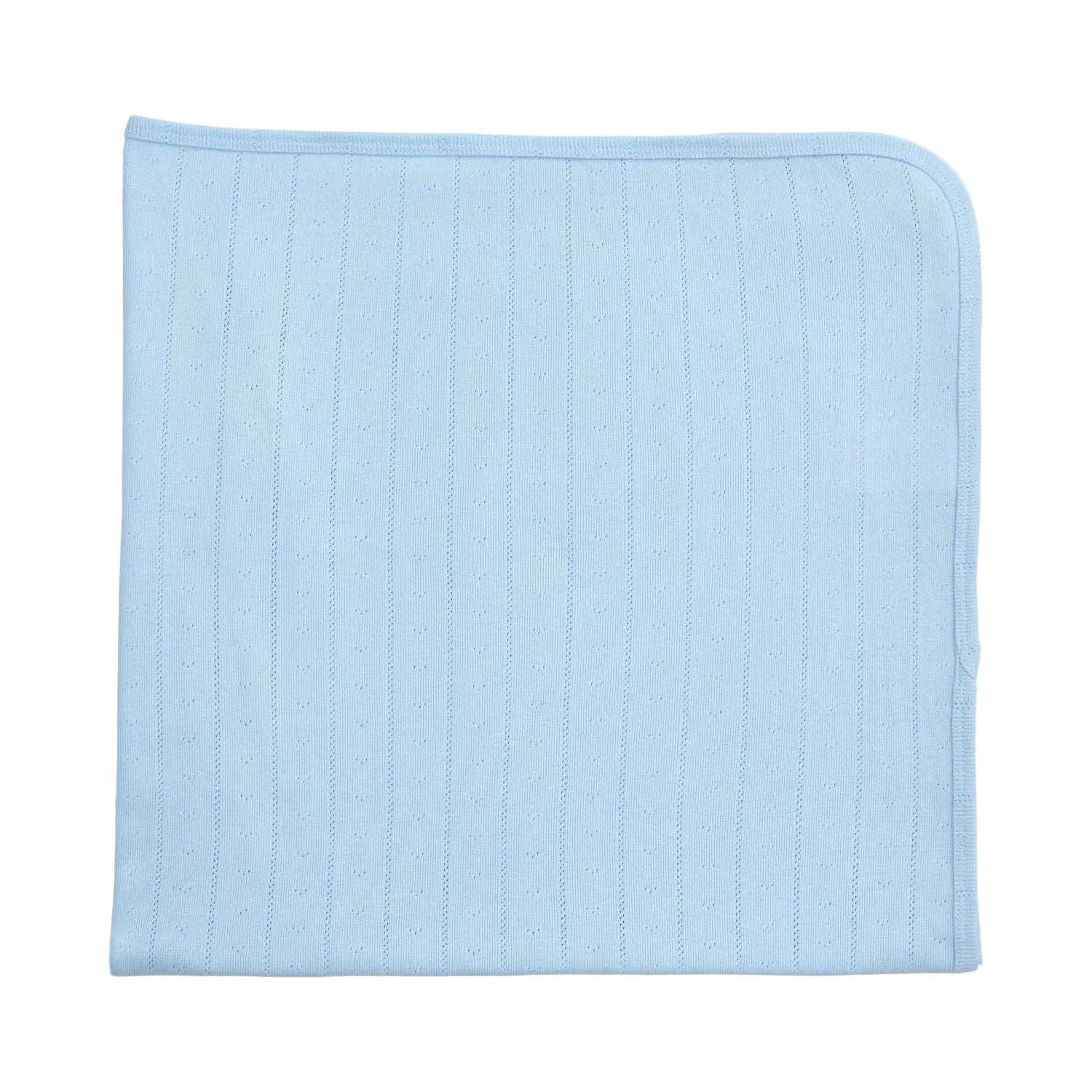 Love Lines Blue Baby Blanket