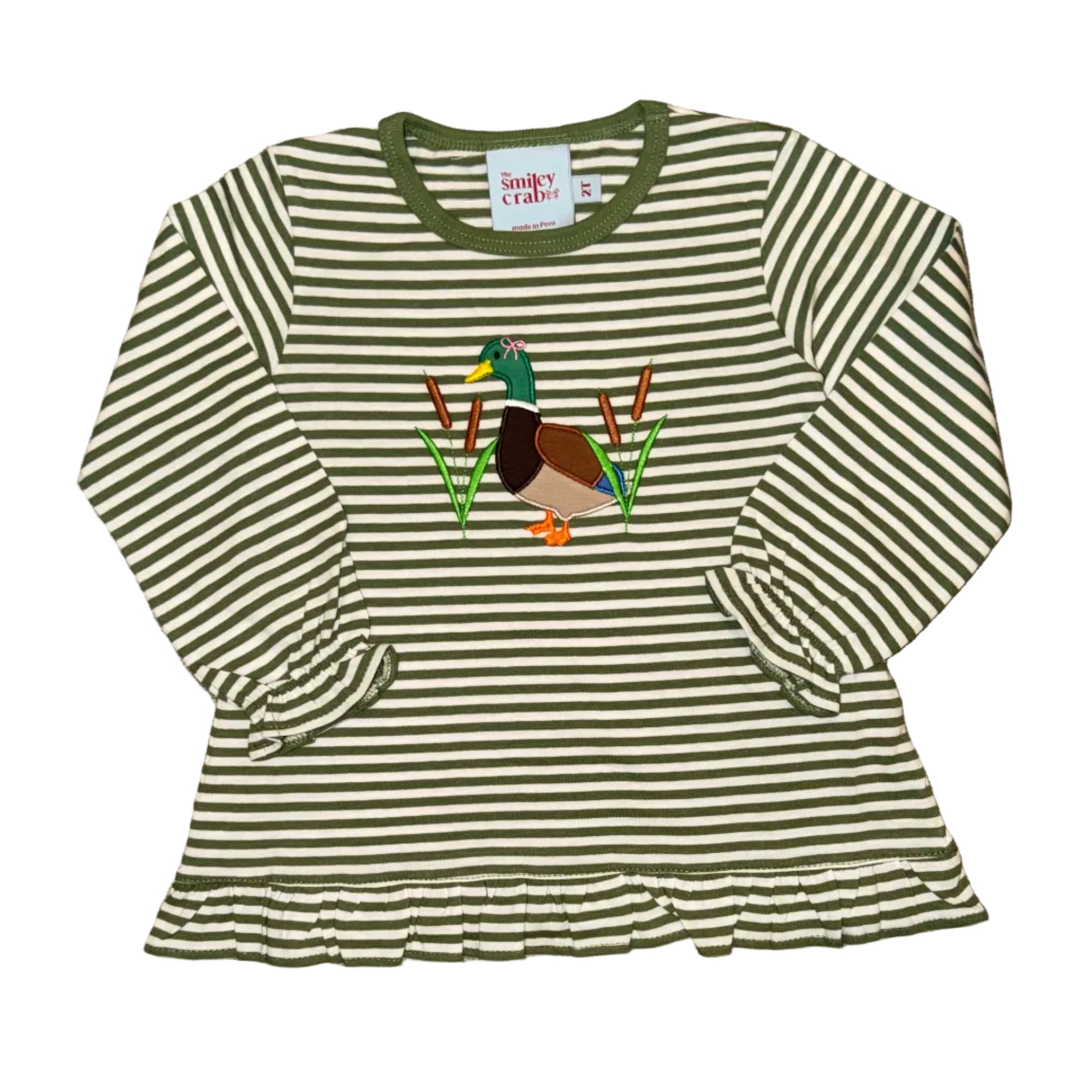 Mallard Ruffle LS T-shirt