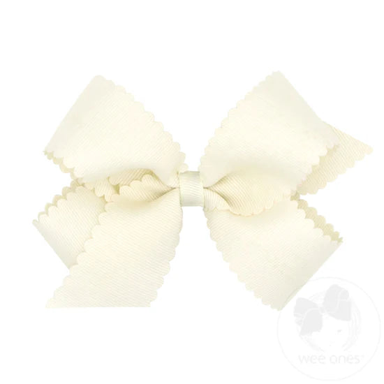 Medium Scalloped Bow
