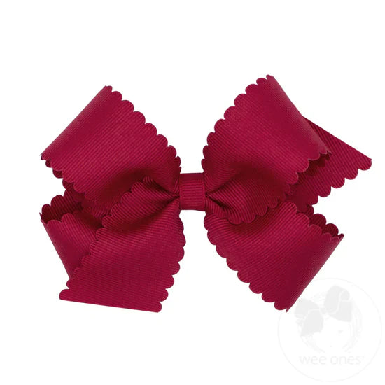 Medium Scalloped Bow