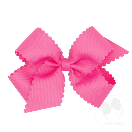 Medium Scalloped Bow