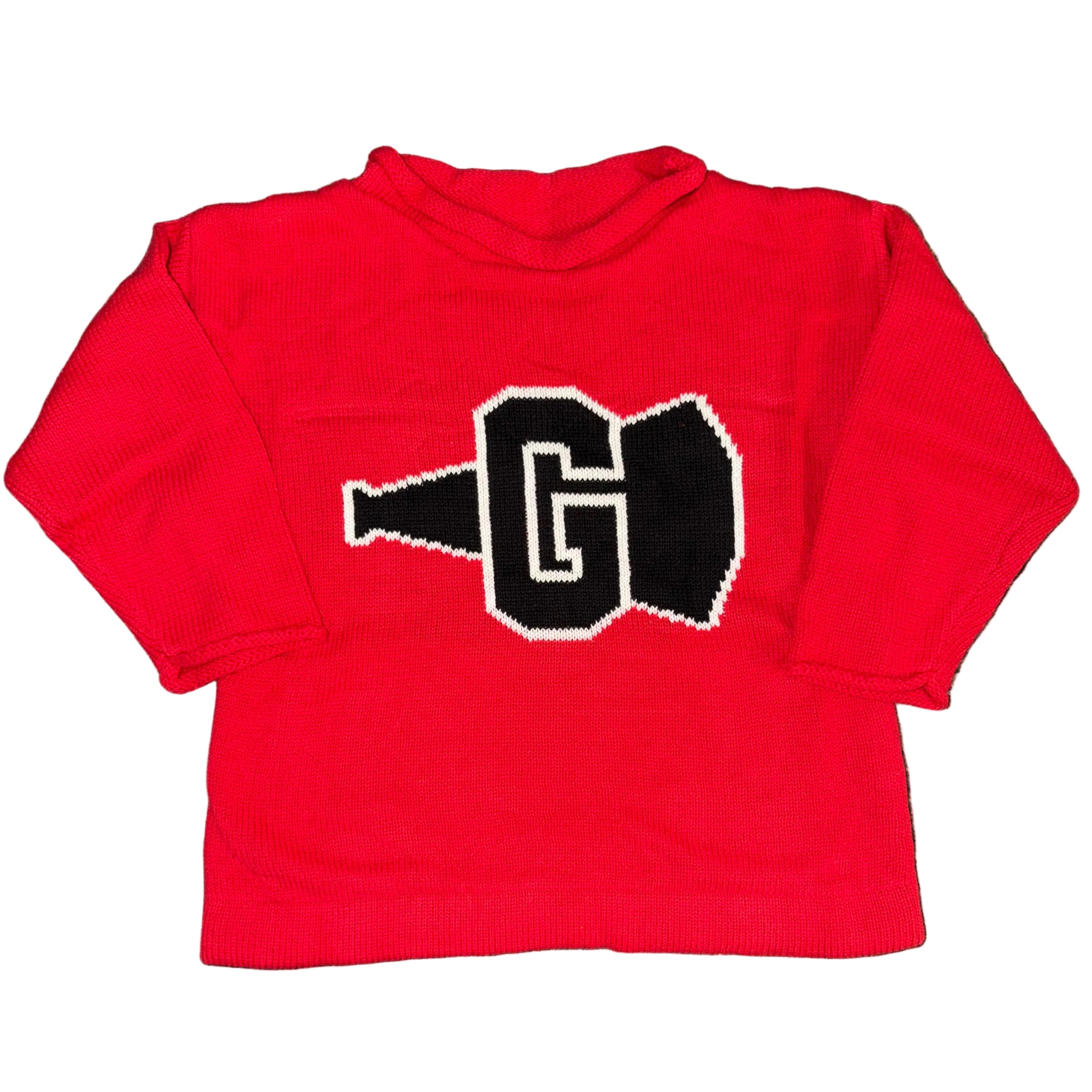 Megaphone Intarsia Rollneck Sweater