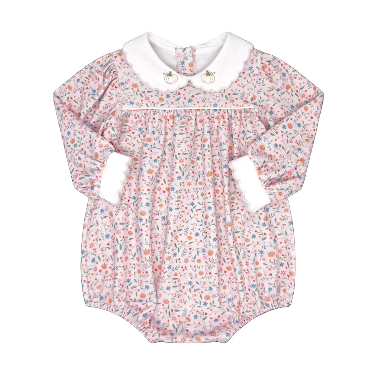 Memory Making Bubble Long Sleeve Pumpkin Grove Floral