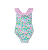 Mindy Crossback Swimsuit - Lotus & Lilies