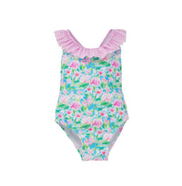 Mindy Crossback Swimsuit - Lotus & Lilies