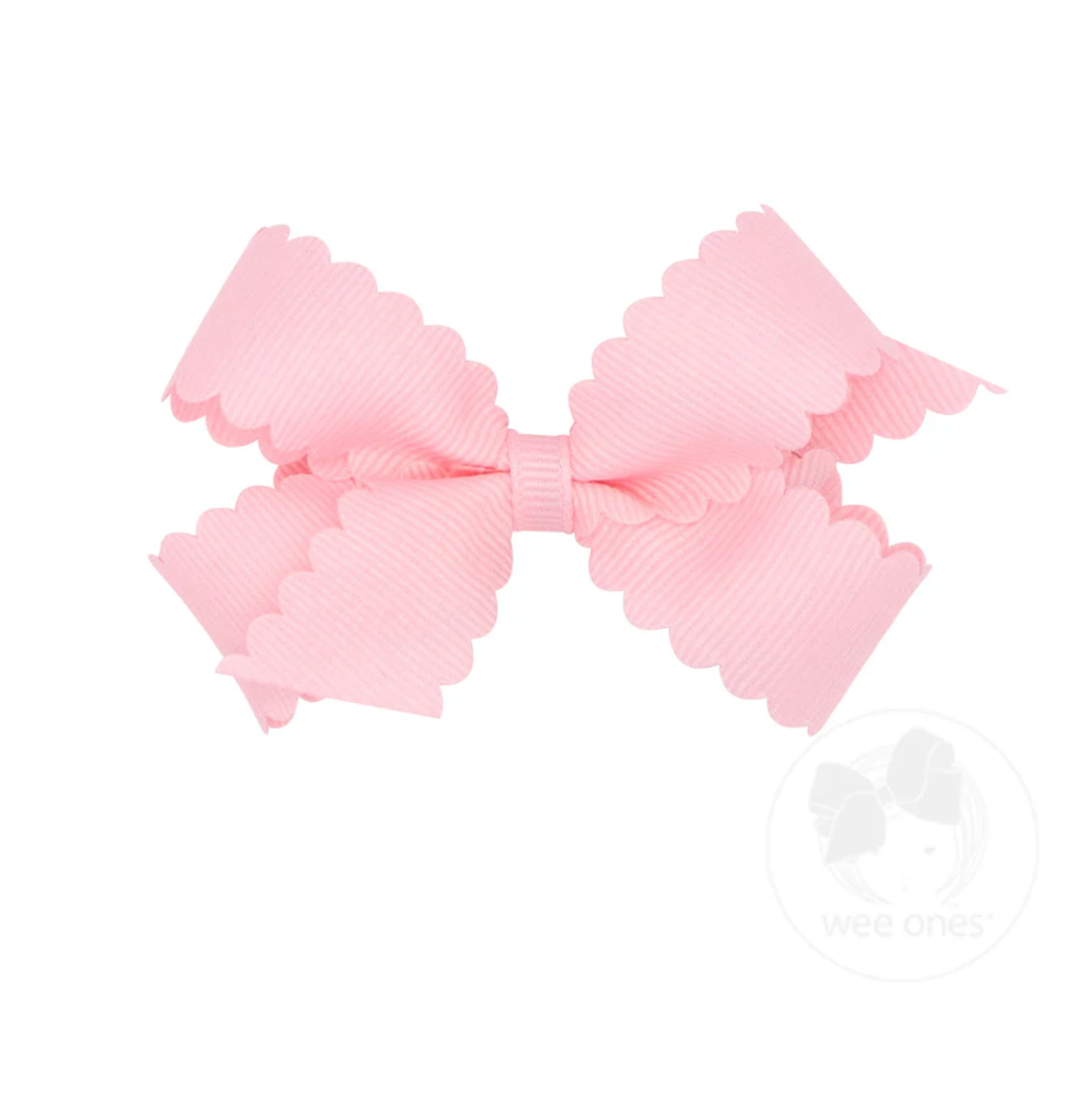 Mini Scalloped Bow
