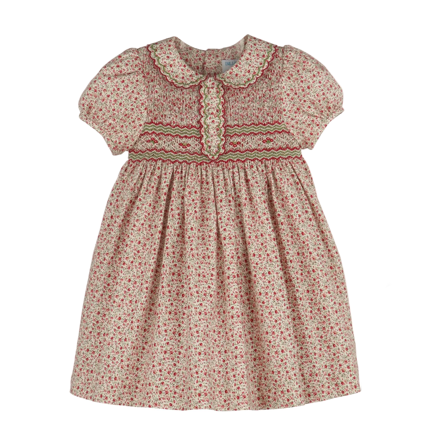 Mulberry Floral Smock Dress