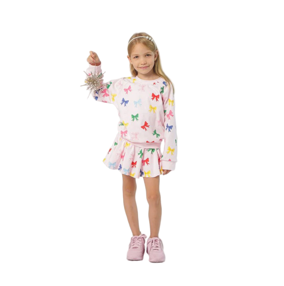 Multi Color Bow Skort