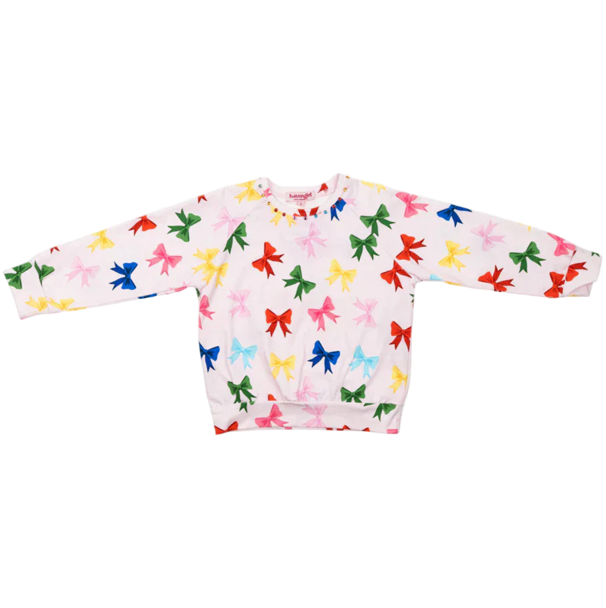 Multi Color Bow Sweatshirt