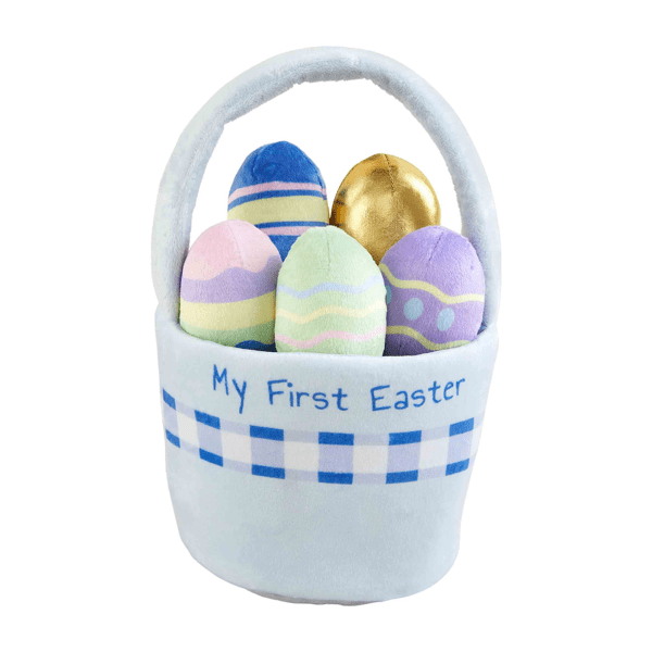 My First Easter Basket Plush Set - Blue