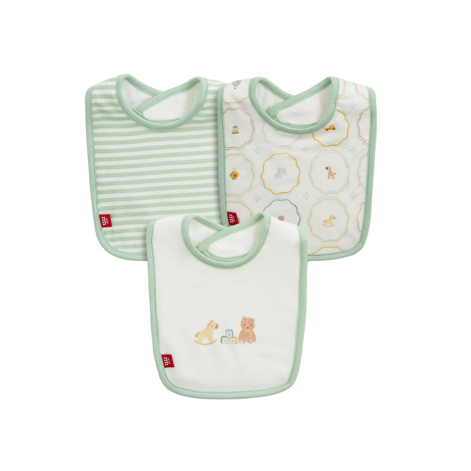 Nursery Magic Cream Modal Bib 3-Pack