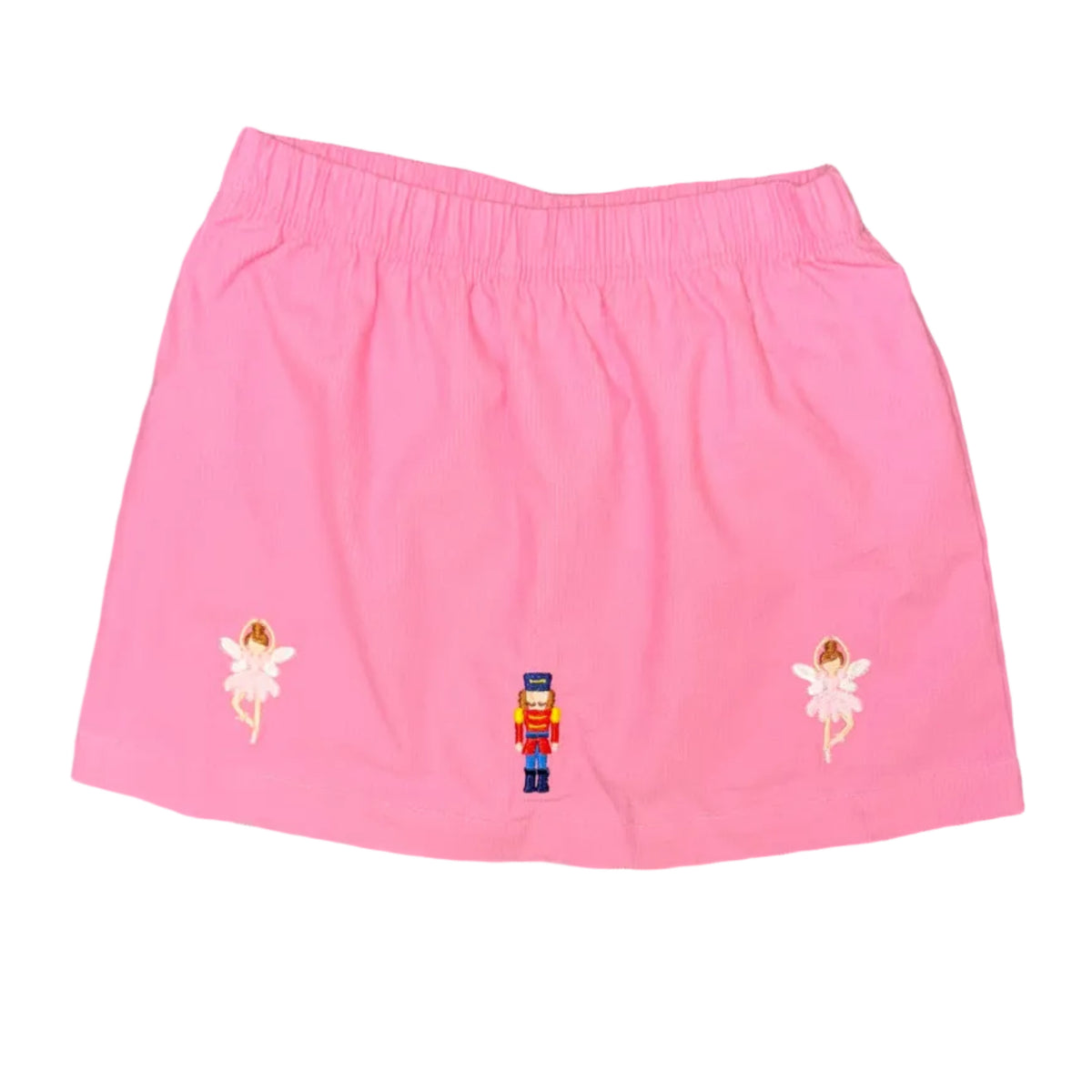 Nutcracker Embroidered Skort