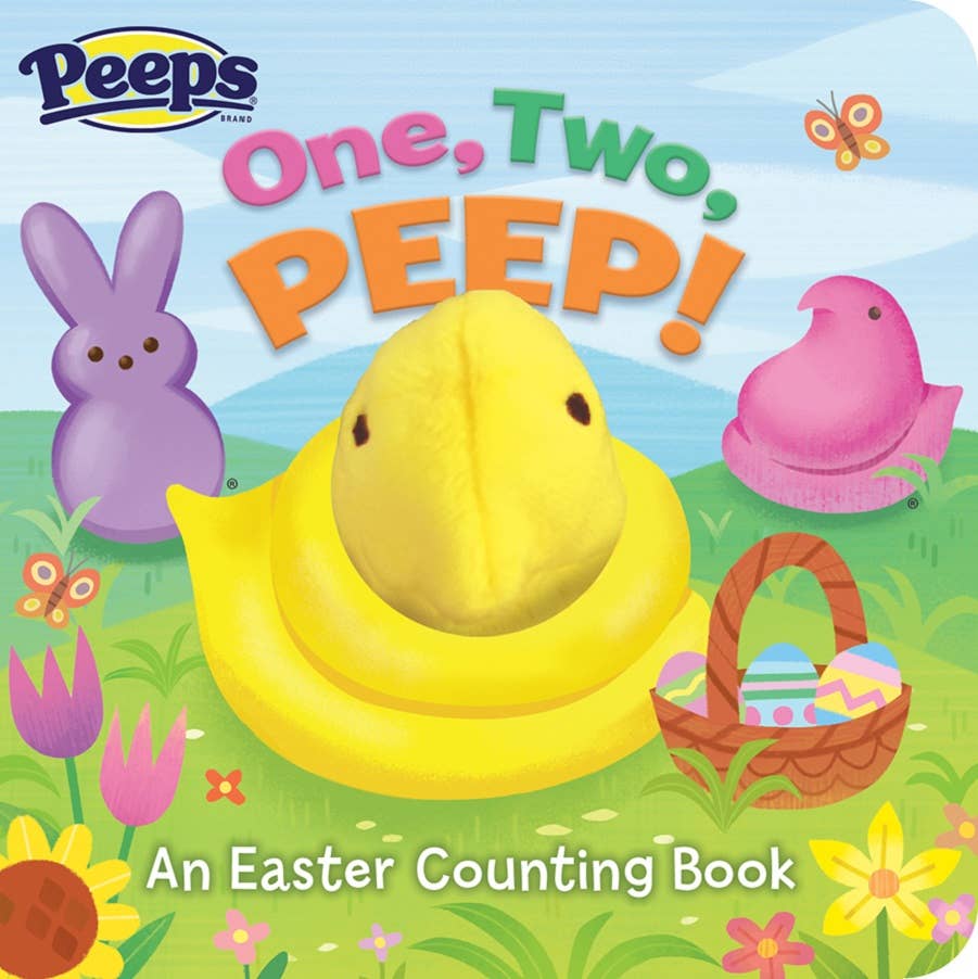 One, Two, PEEP! Finger Puppet Board Book