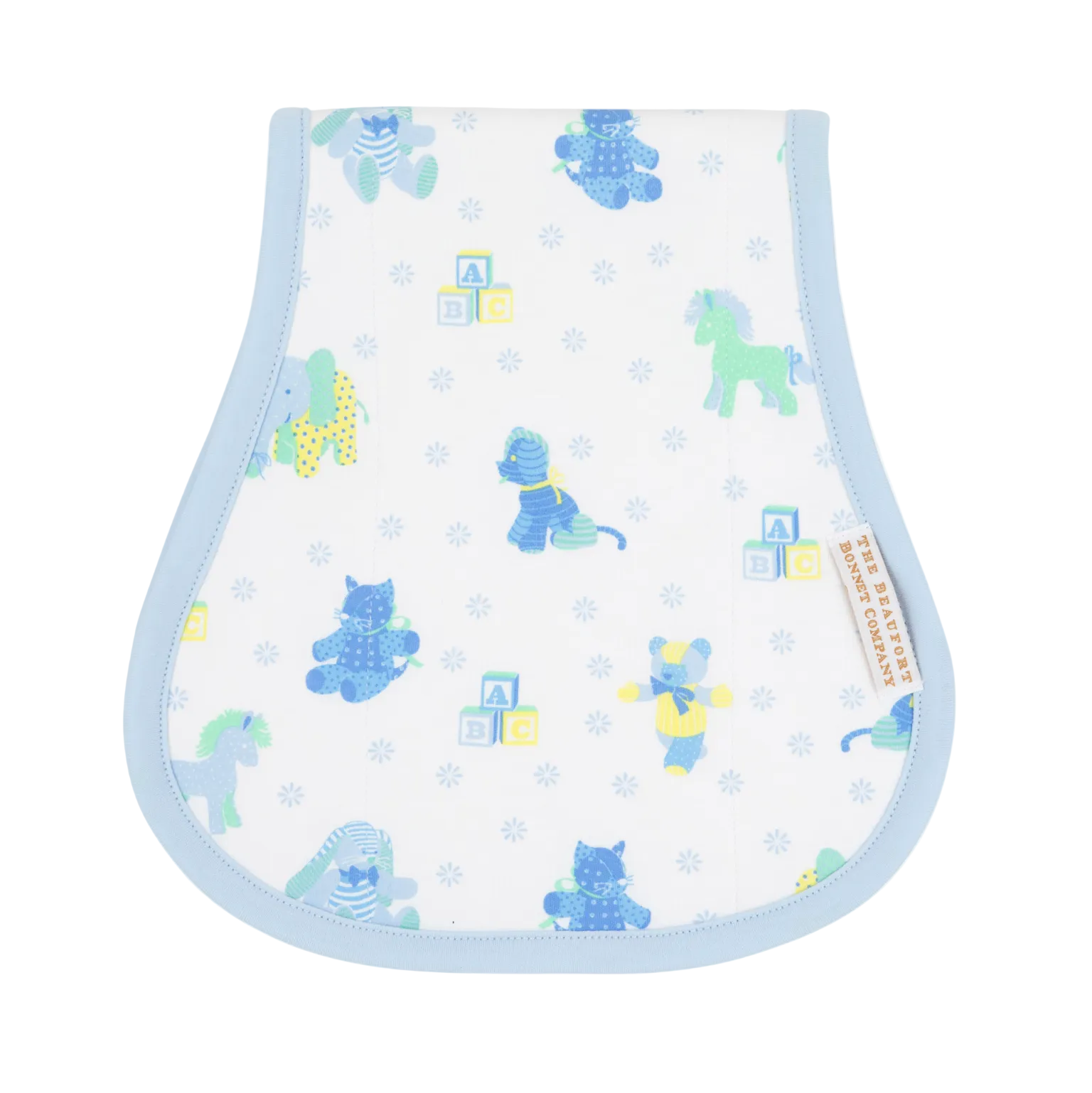 Oopsie Daisy Burp Cloth Cuddle Up Cutie (Buckhead Blue) Buckhead Blue