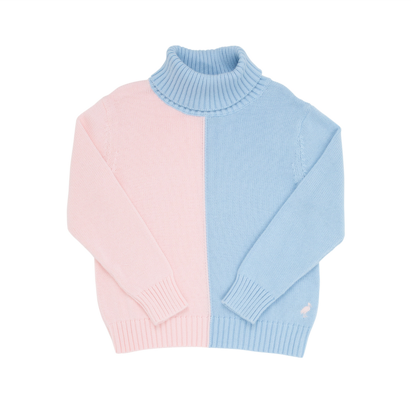 Townsend Turtleneck Sweater Palm Beach Pink/Beale Street Blue