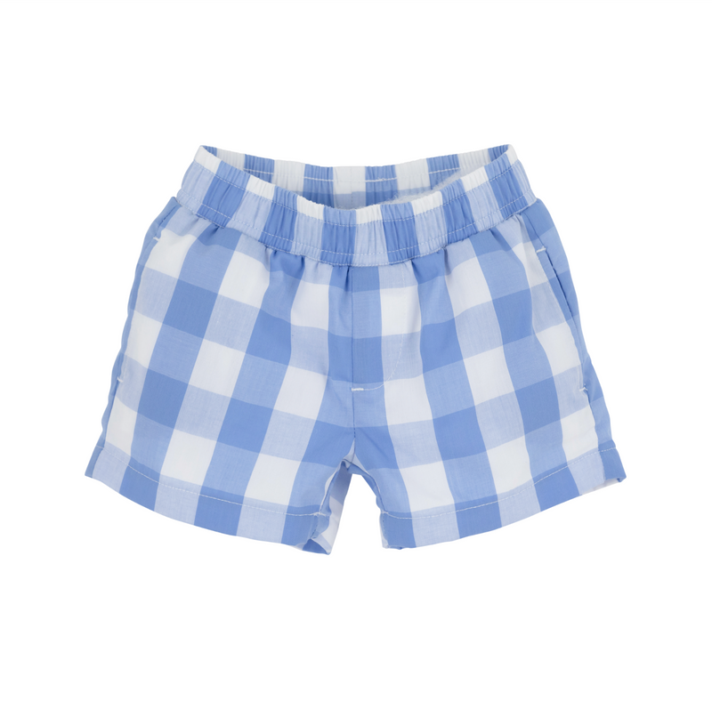 Park City Periwinkle Check/Bellport Butter Yellow Sheffield Shorts