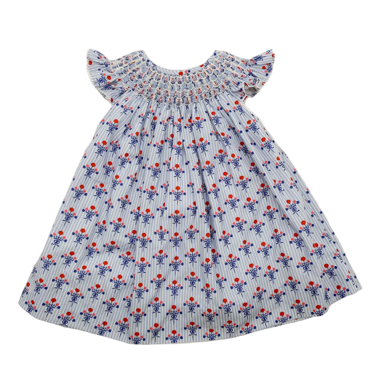 Patriotic Block Print Dress