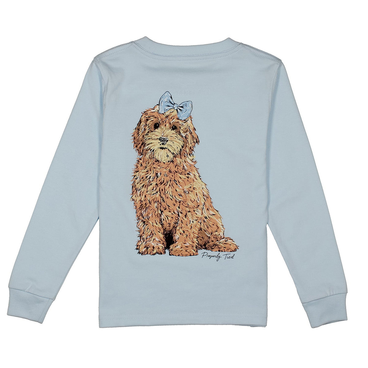 Goldendoodle LS Periwinkle T-shirt