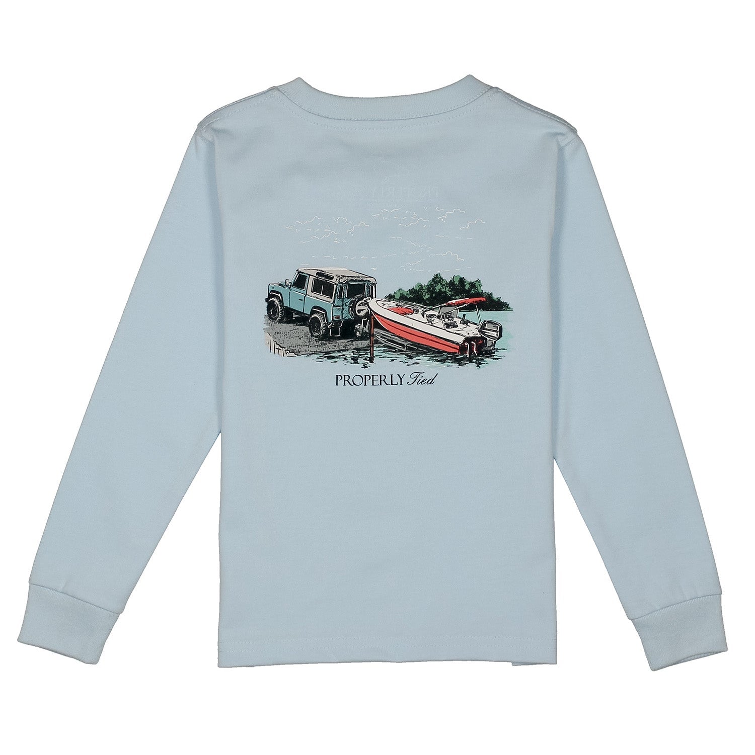 Launch LS Periwinkle T-shirt