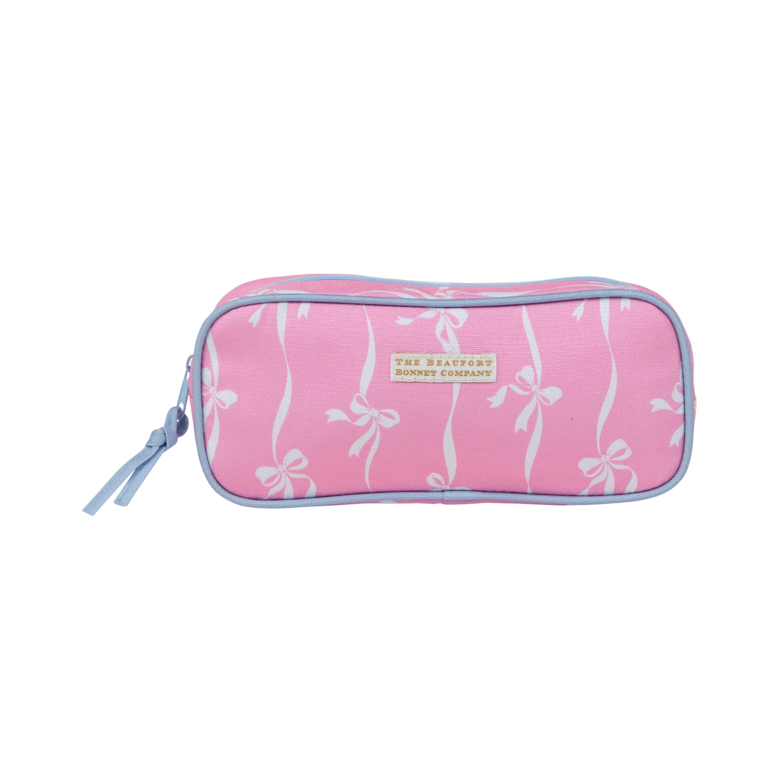 Peyton Pencil Pouch Bell Court Bows (Hamptons Hot Pink)/Beale Street Blue