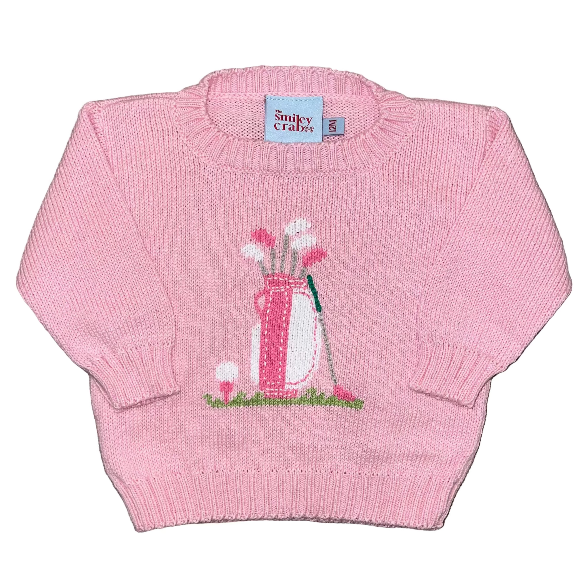 Pink Golf Bag Sweater