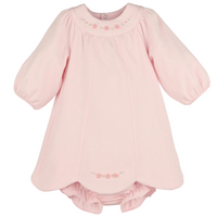 Pink Warm Winter Home Waves Dress