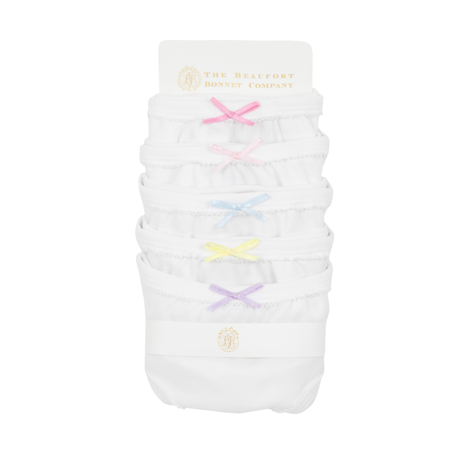 Pippy's Underpinnings Set - 5 Pack Worth Ave White/Multicolor
