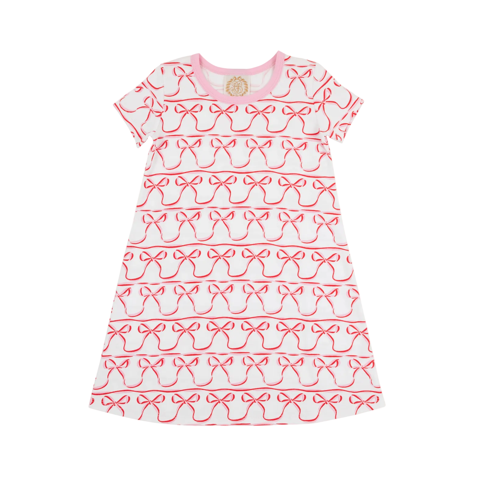 Polly Play Dress Short Sleeve Birdies Bows Pier Party Pink