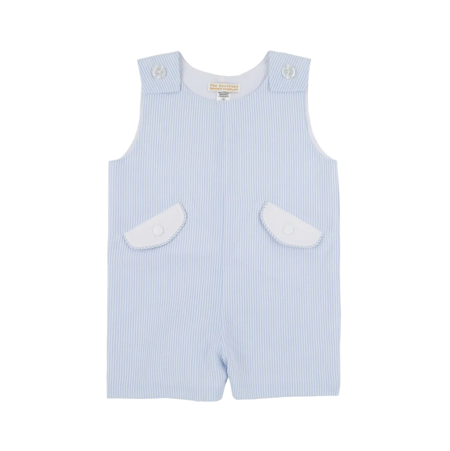 Prescott Pocket Jon Jon Seersucker Breakers Blue Seersucker Worth Ave White