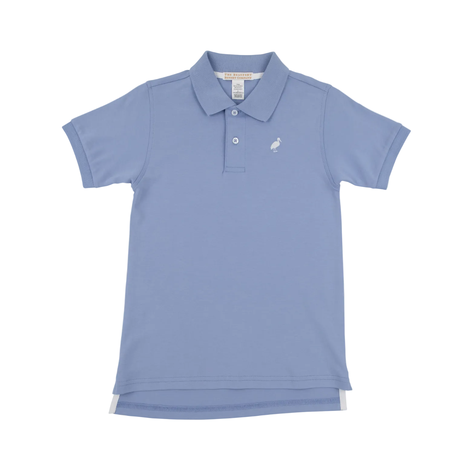Prim and Proper Polo SS Pima Park City Periwinkle Worth Ave White