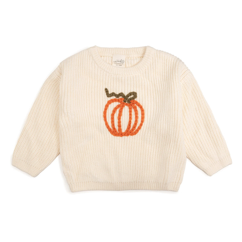 Pumpkin Knit Sweater