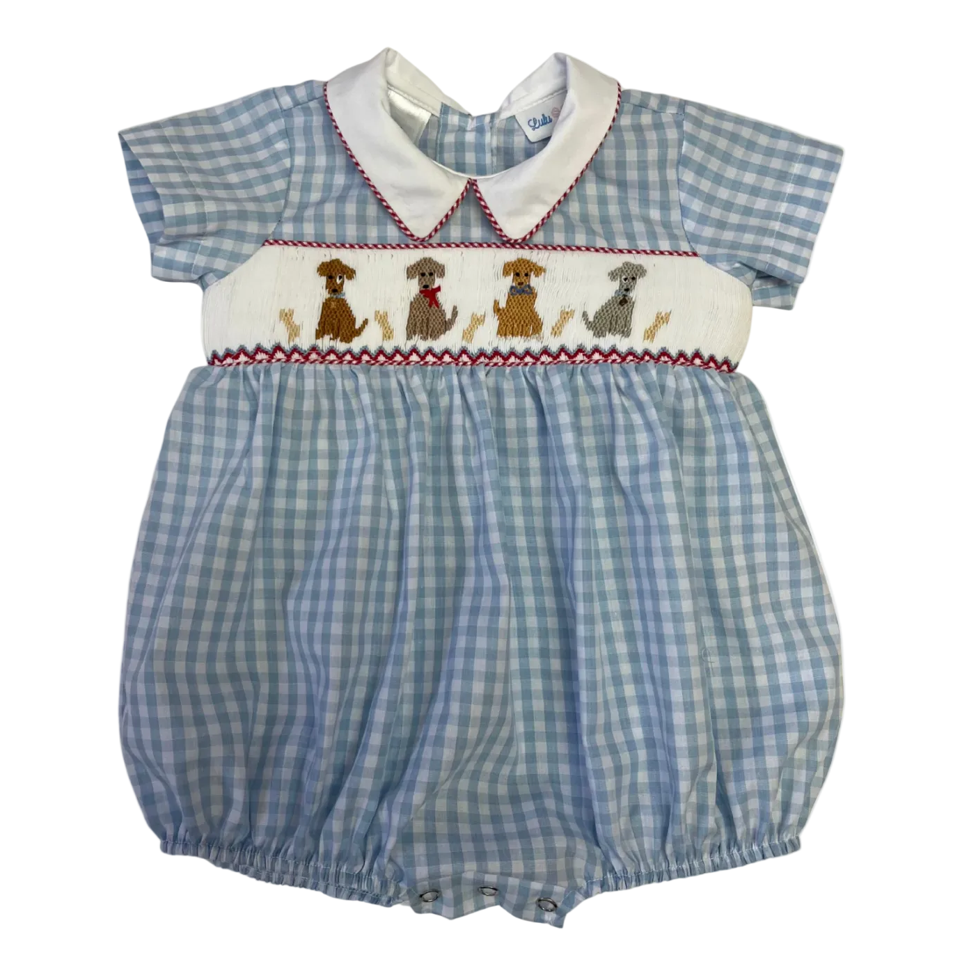 Puppy Smocked Bubble
