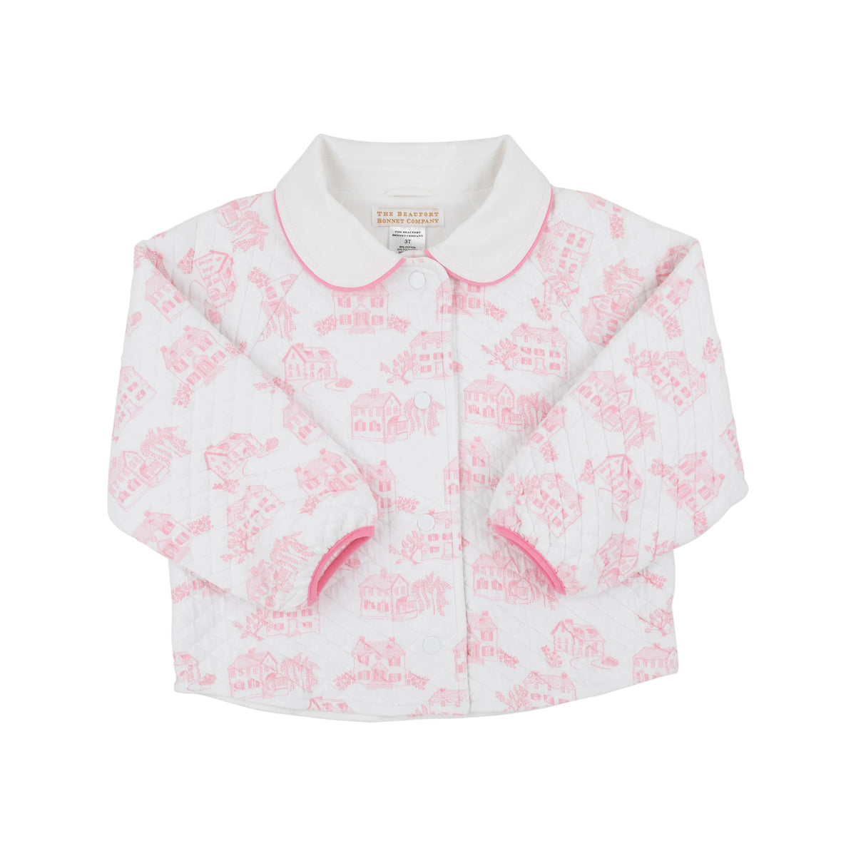 Quinn Coat Toddington Toile/Worth Ave White