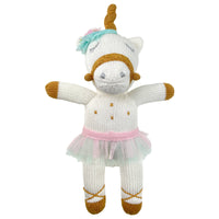Rainbow Pop the Unicorn Knit Doll: 12" Plush