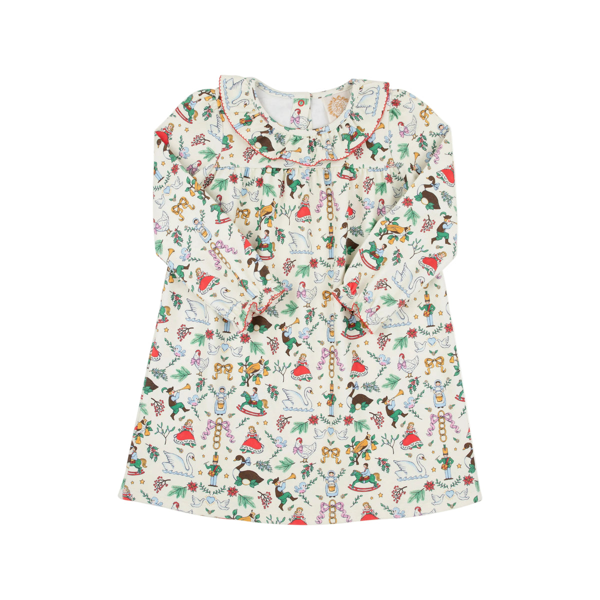 Ramona Ruffle Dress 12 Days of Christmas/Richmond Red