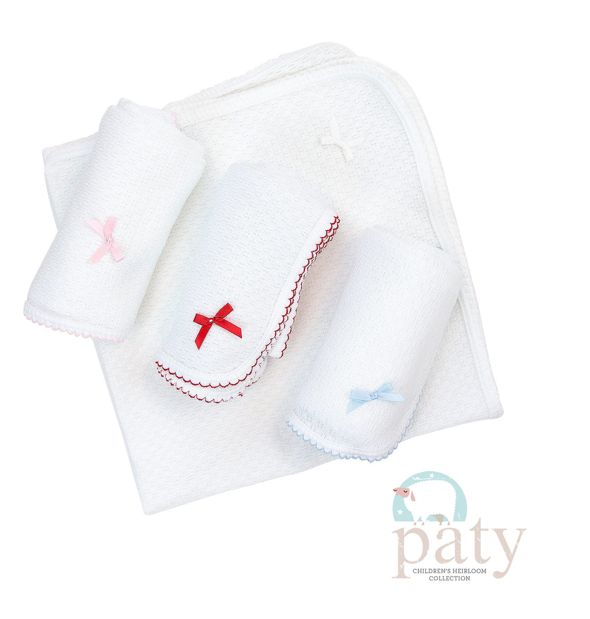 Receiving Blanket with Bow