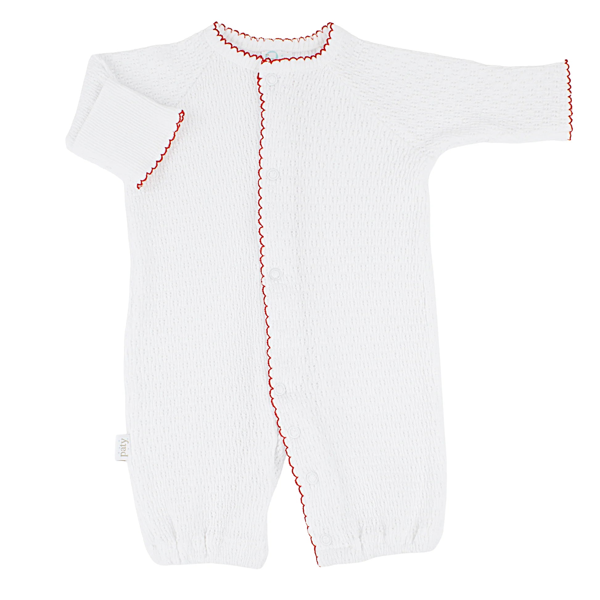 Red Trim Converter Gown