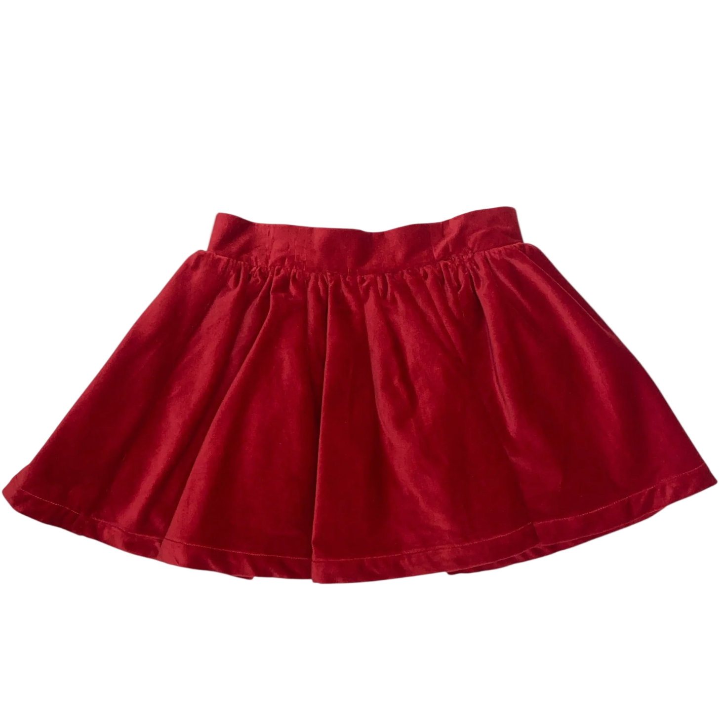 Red Velvet Skirt