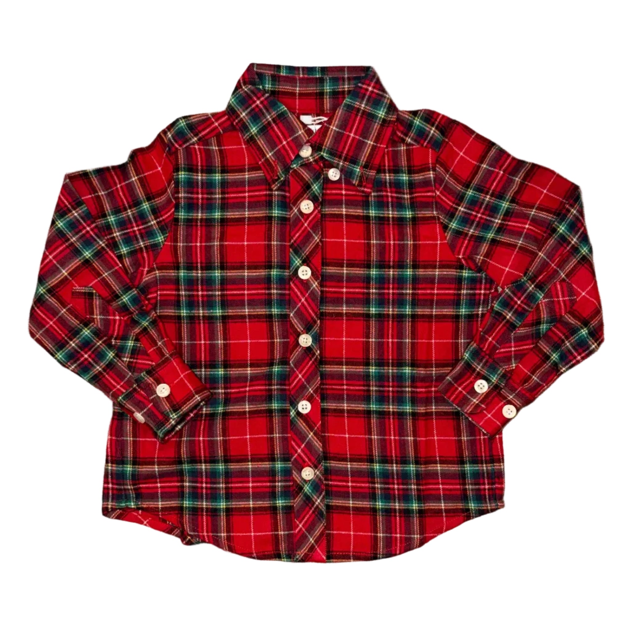 Red Plaid Button Down