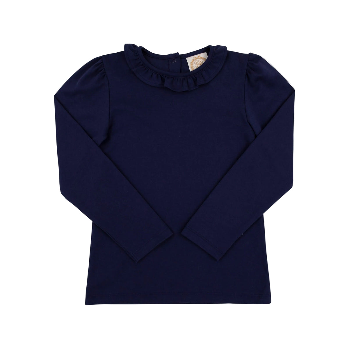 Reece Ruffle Top Nantucket Navy