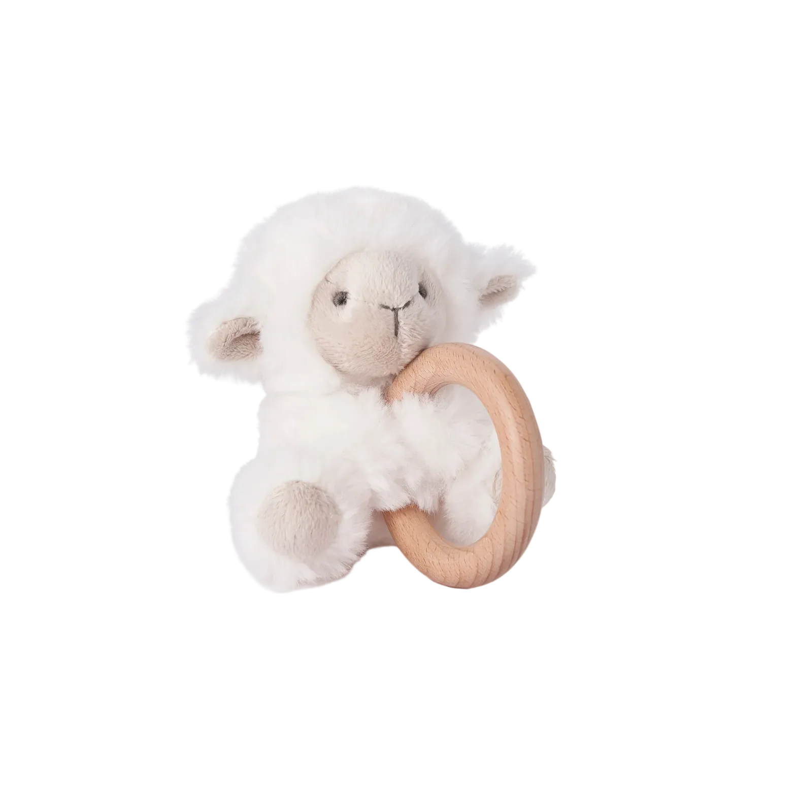 Ring Rattle Plush - Lamb