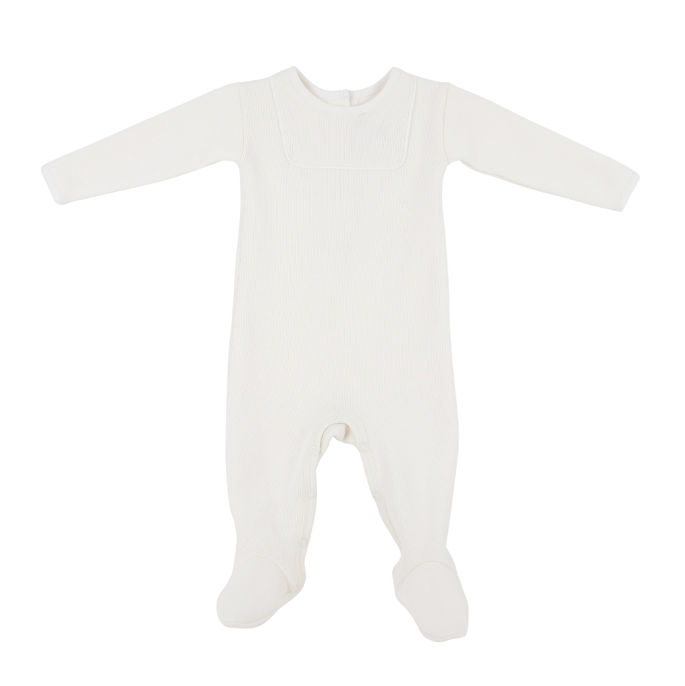 Rock Me Romper Ribbed Palmetto Pearl Worth Ave White