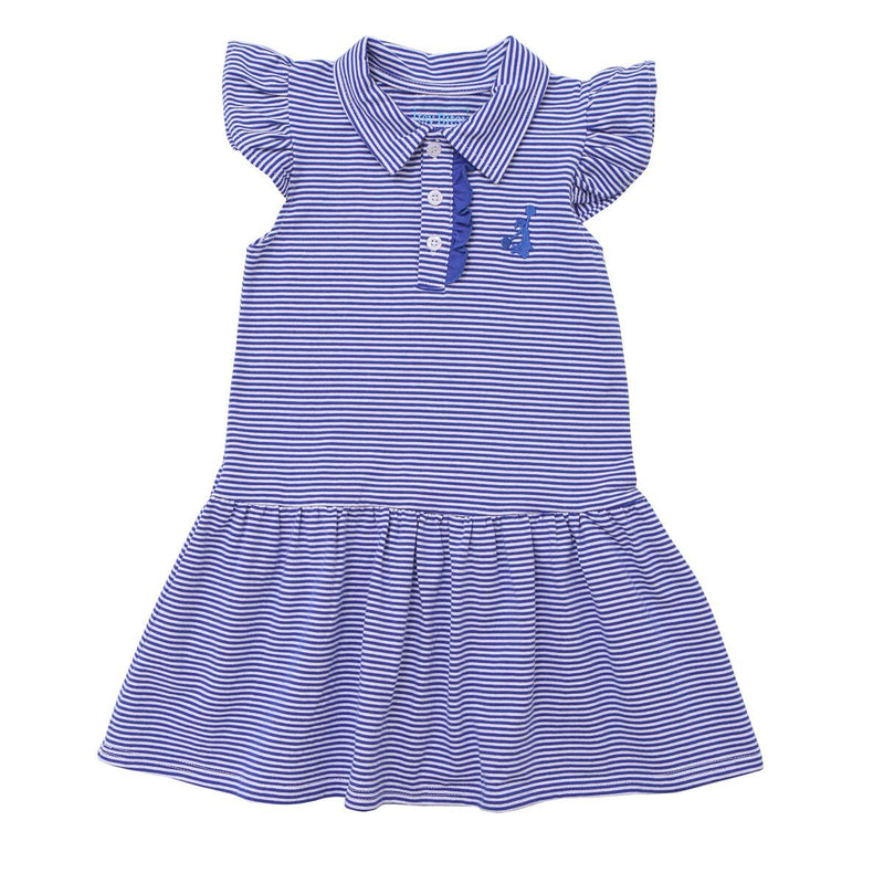 Royal Stripe Game Day Dress