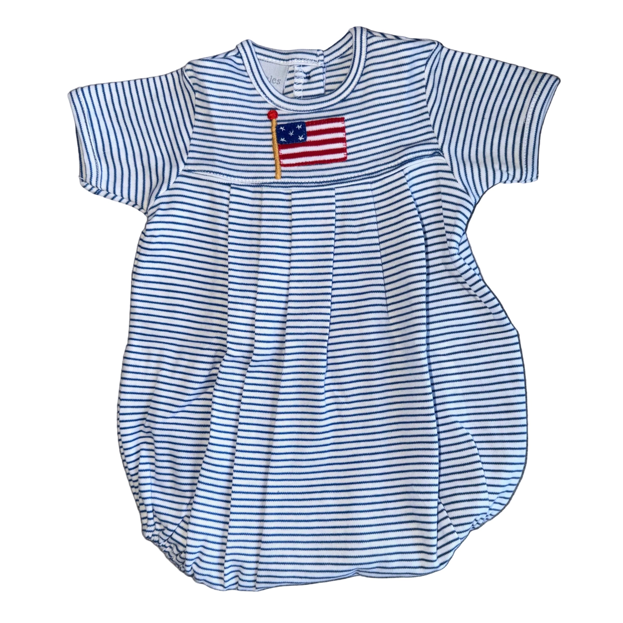 Royal Blue Stripe Flag Bubble