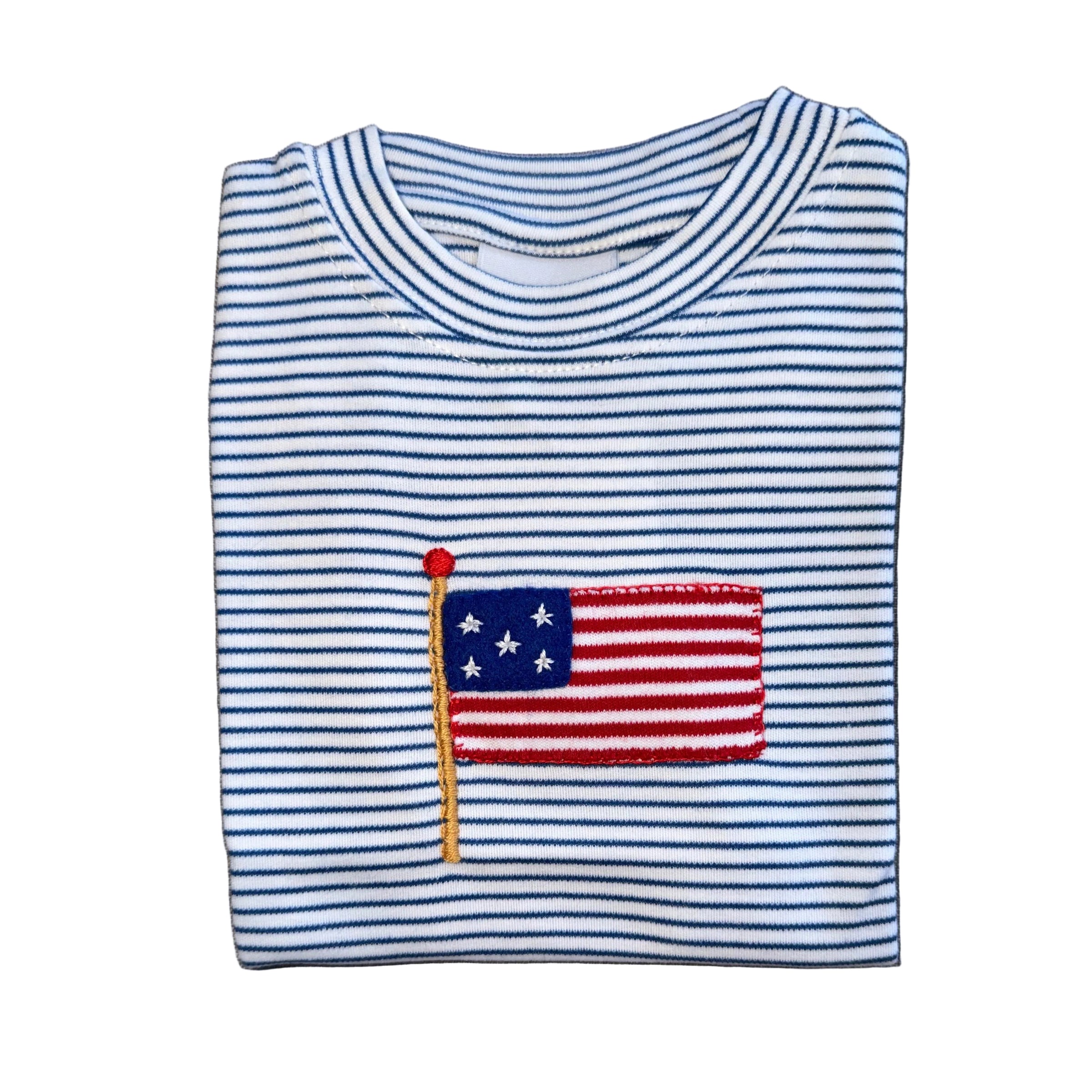 Royal Blue Stripe Flag T-shirt