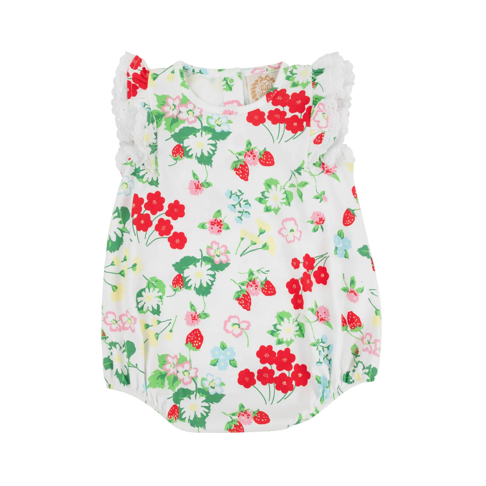 Ruehling Ruffle Bubble Pima Berry Sweet Worth Ave White