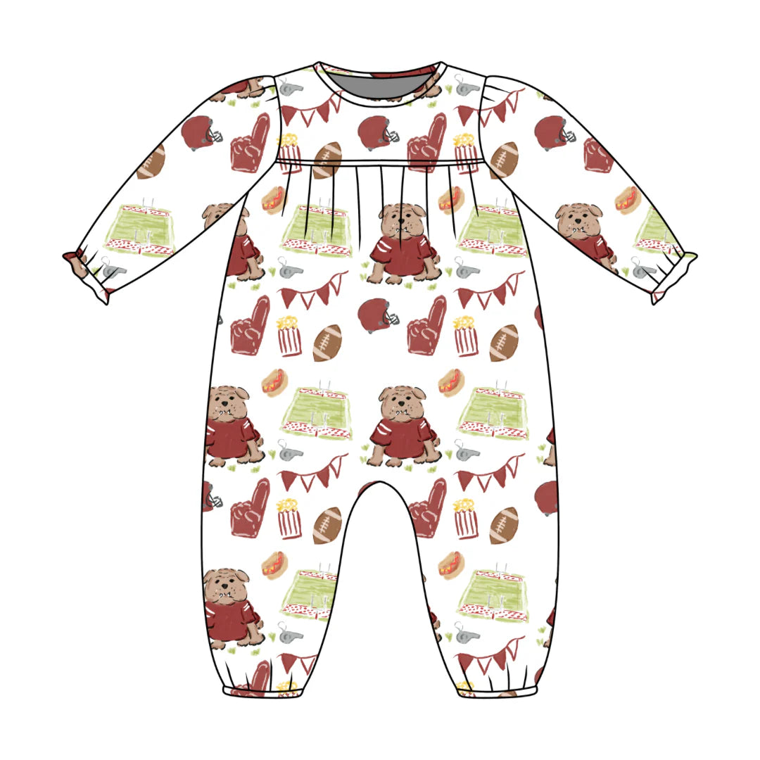 PRE-ORDER Ruthie Romper- Game Day Miss State